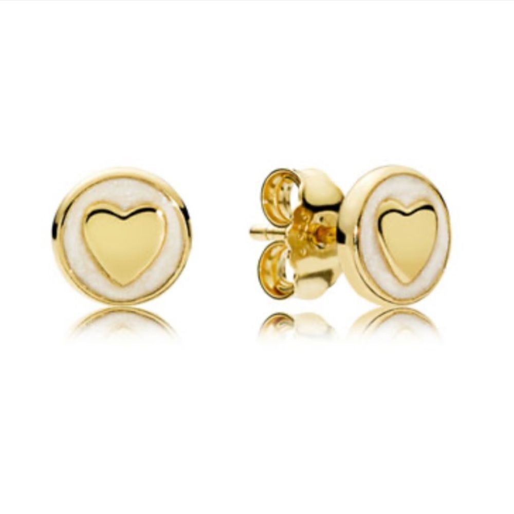 PANDORA Shine Sweet Statements Stud earrings NEW in tag bagโRetired